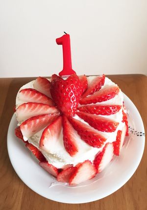 1歳バースデーケーキ-レシピのメイン写真
