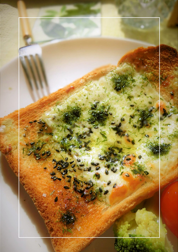 青海苔＊わさび＊胡麻・塩　和トースト-レシピのメイン写真