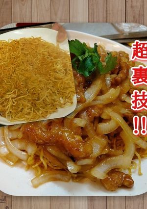 生麺をレンジで本格蒸し麺にする！焼そば-レシピのメイン写真