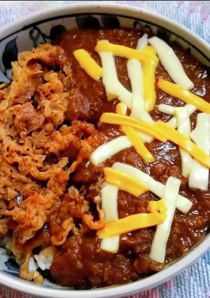 牛チーズ黒カレー-レシピのメイン写真