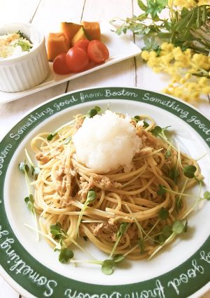 10分で完成！超簡単ツナおろしスパ-レシピのメイン写真