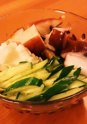 子供が食べる☆にぎやか食感もずく酢-レシピのメイン写真