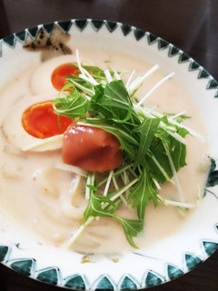 讃岐うどんの豆乳明太子-レシピのメイン写真