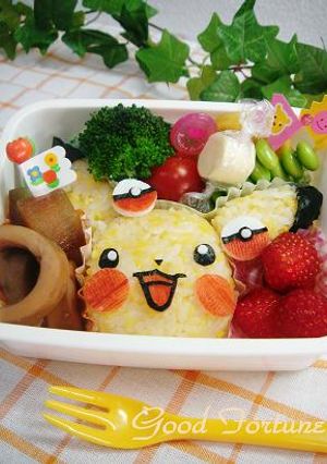 キャラ弁☆ピカチュウ（ポケモン）-レシピのメイン写真