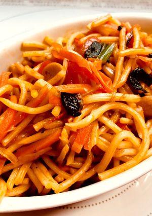 ちゃんぽん麺ナポリタン(子供向け)QC-レシピのメイン写真
