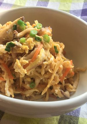 食感が美味しい!切り干しガーリック炒め-レシピのメイン写真