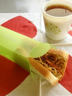 【折るサンド】食パンで作る焼きそばパン!-レシピのメイン写真