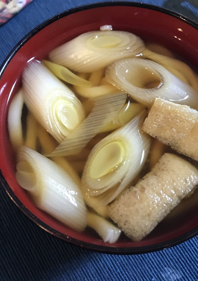 ネギたっぷり！うどんのつゆ-レシピのメイン写真