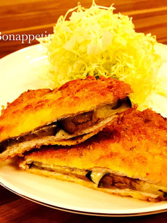 ナスとチーズの豚肉ロースかつ-レシピのメイン写真