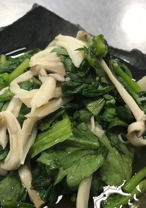 春菊のシャキっとおひたし【JA福岡市】-レシピのメイン写真