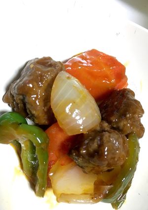 マヨネーズでまろやか☆簡単酢豚風肉団子♪-レシピのメイン写真