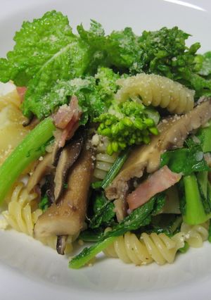 菜の花の和風パスタ-レシピのメイン写真