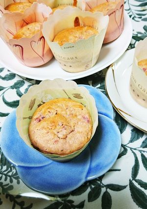 簡単苺のカップケーキ-レシピのメイン写真