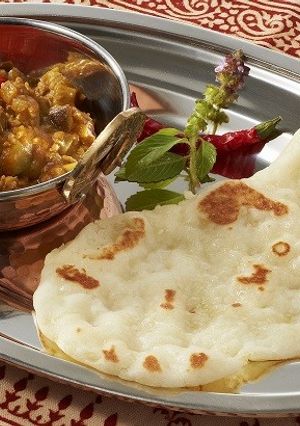 【米粉】米粉キーマカレー＆米粉ナン-レシピのメイン写真