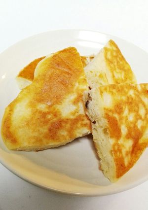 お豆腐でもっちふわバナナホットケーキ-レシピのメイン写真