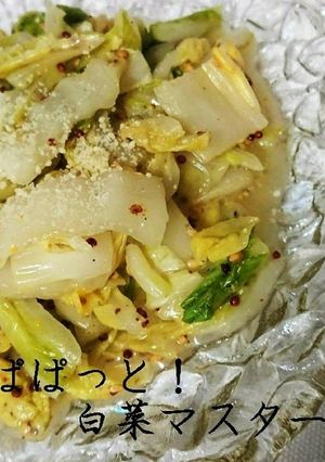 ぱぱっと簡単！白菜マスタードサラダ☆-レシピのメイン写真