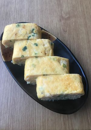 旨っ！朝ごはんのネギ入り卵焼き-レシピのメイン写真