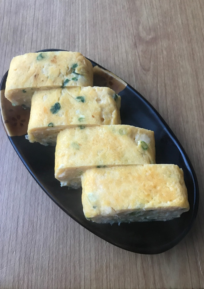 旨っ！朝ごはんのネギ入り卵焼き-レシピのメイン写真