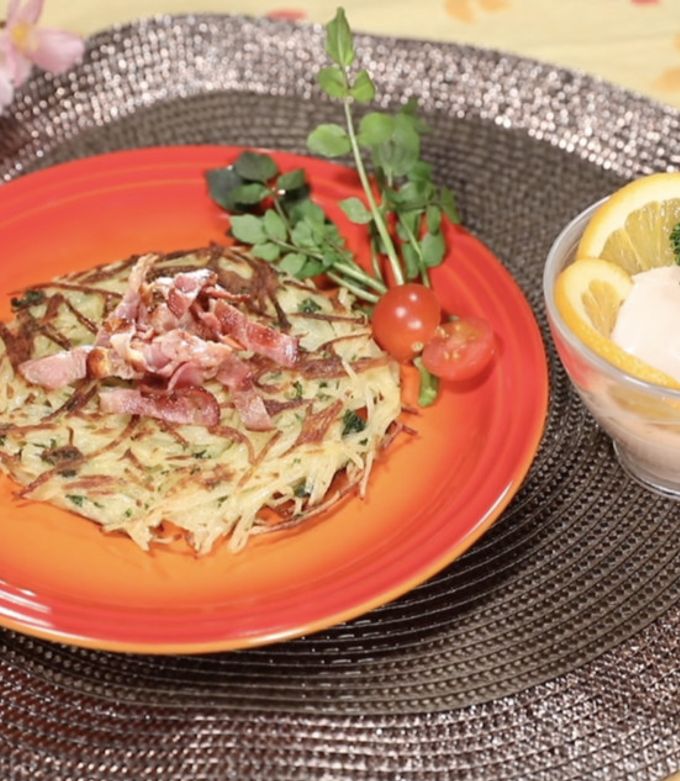 新じゃがガレット　オレンジ風味-レシピのメイン写真