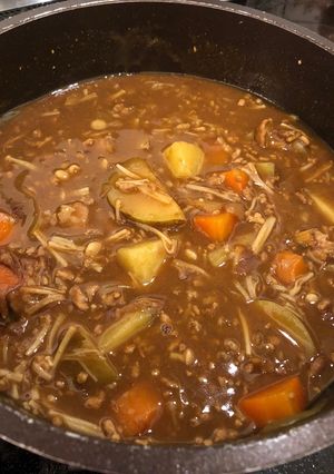 【簡単】セセリと豚ひき肉カレー-レシピのメイン写真