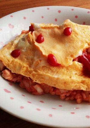 レンジでカンタン♪オムライス-レシピのメイン写真