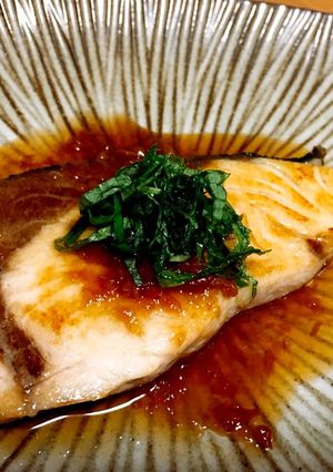ブリの梅だれがけ-レシピのメイン写真