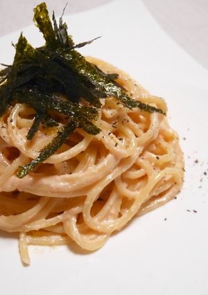 超簡単 明太クリームパスタ-レシピのメイン写真