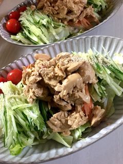 とりささみで棒々鶏サラダ-レシピのメイン写真