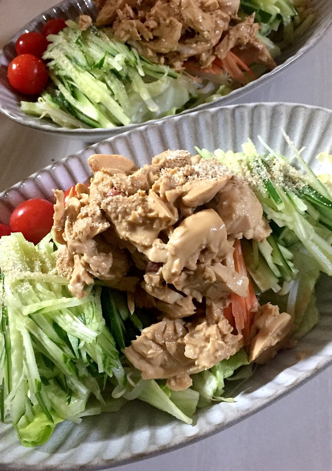 とりささみで棒々鶏サラダ-レシピのメイン写真