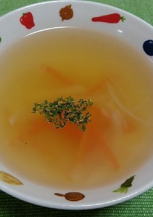 我が家の基本の野菜コンソメスープ-レシピのメイン写真