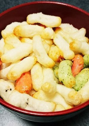 田舎あられ茶漬け♪-レシピのメイン写真