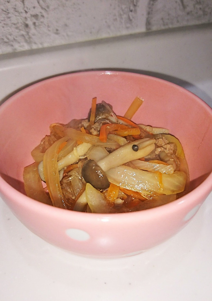 超簡単!!春雨と挽き肉のほっこり煮-レシピのメイン写真