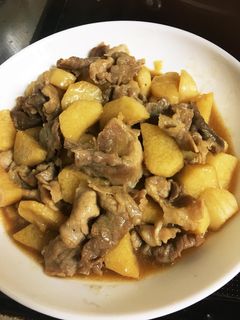 長芋と豚肉の炒め物-レシピのメイン写真