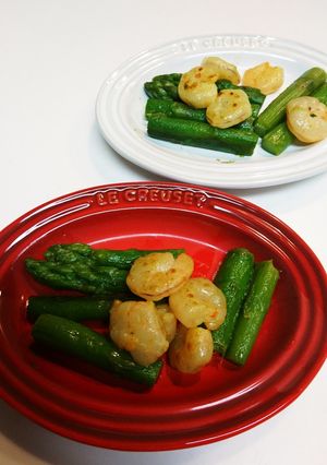 アスパラとエビの炒めもの-レシピのメイン写真