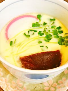 漉しなし簡単!超なめらか茶碗蒸し♪-レシピのメイン写真