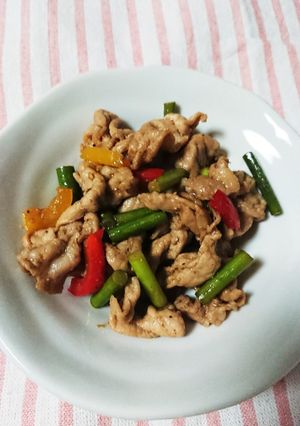 レンジで♪豚肉と野菜の焼肉風-レシピのメイン写真