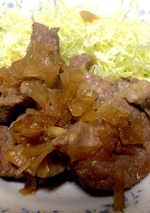 玉ねぎたっぷりとんてき風-レシピのメイン写真