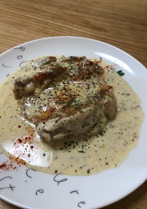 絶品フレンチ風チキンソテークリームソース-レシピのメイン写真