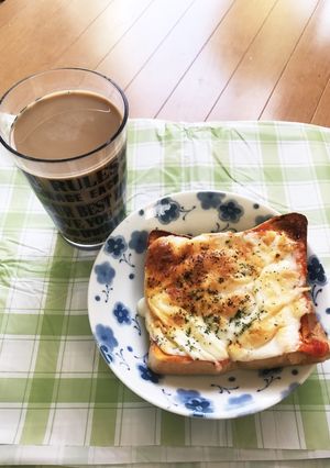 簡単なピザパン-レシピのメイン写真