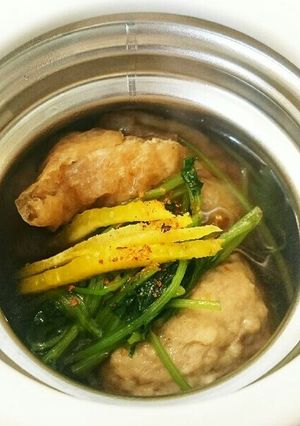 【スープジャー】餅巾着入りつみれ汁-レシピのメイン写真