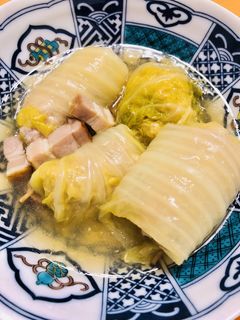 コンソメとベーコンだしのロール白菜!-レシピのメイン写真