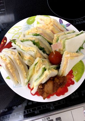 定番たまごサンドイッチ行楽-レシピのメイン写真