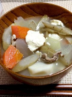 野菜たっぷり けんちん汁-レシピのメイン写真
