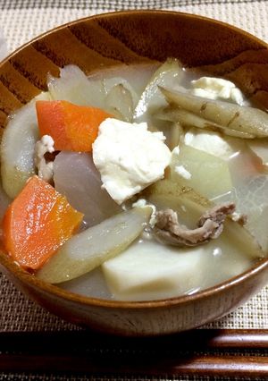 野菜たっぷり けんちん汁-レシピのメイン写真