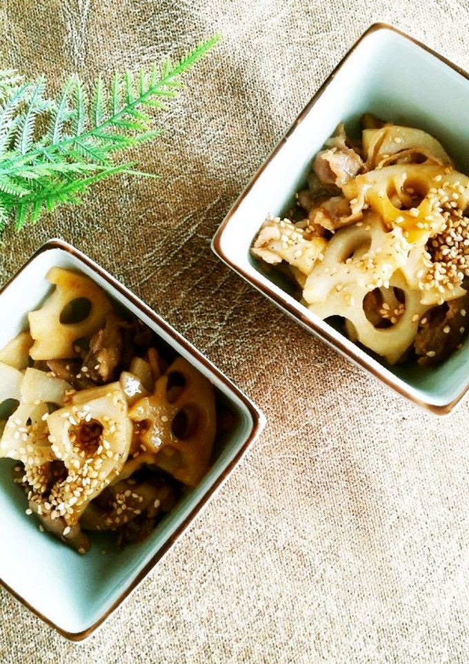 蓮根と豚肉の簡単ソテー-レシピのメイン写真