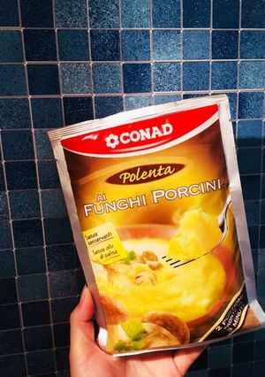 ポルチーニのポレンタ_イタリア家庭料理-レシピのメイン写真