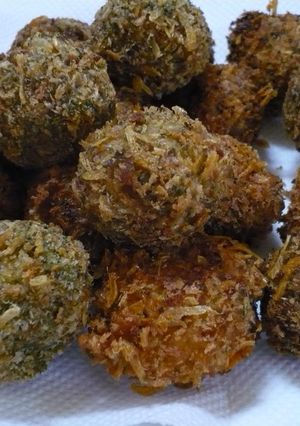 余ったポテトサラダで干海老と青海苔フライ-レシピのメイン写真