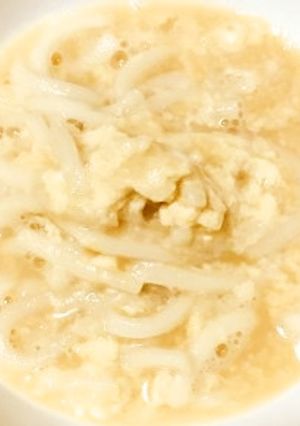 母親の介護食・嚥下食にかき玉餡かけうどん-レシピのメイン写真