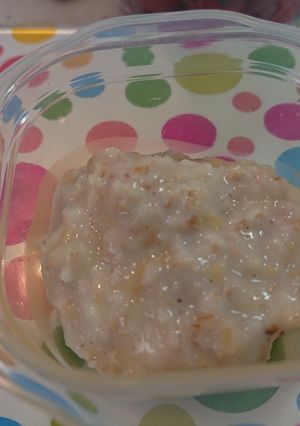 バナナホットシリアル[離乳食]-レシピのメイン写真