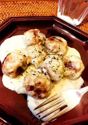 ハーブ入りミートボールのチーズクリーム煮-レシピのメイン写真